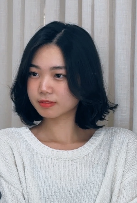 JIHO — 중단발펌