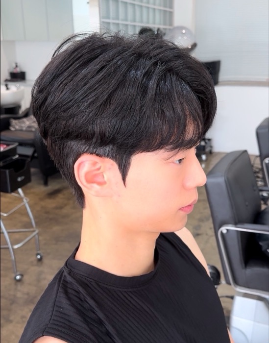 JIHO — 세미 리프펌