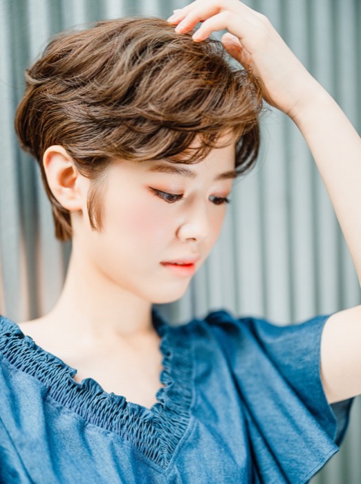 SEJIN — 베이비펌+숏컷