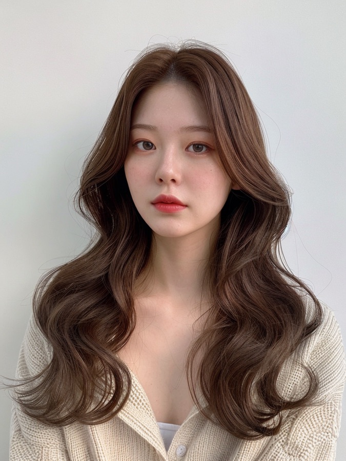 Soft K-beauty long waves