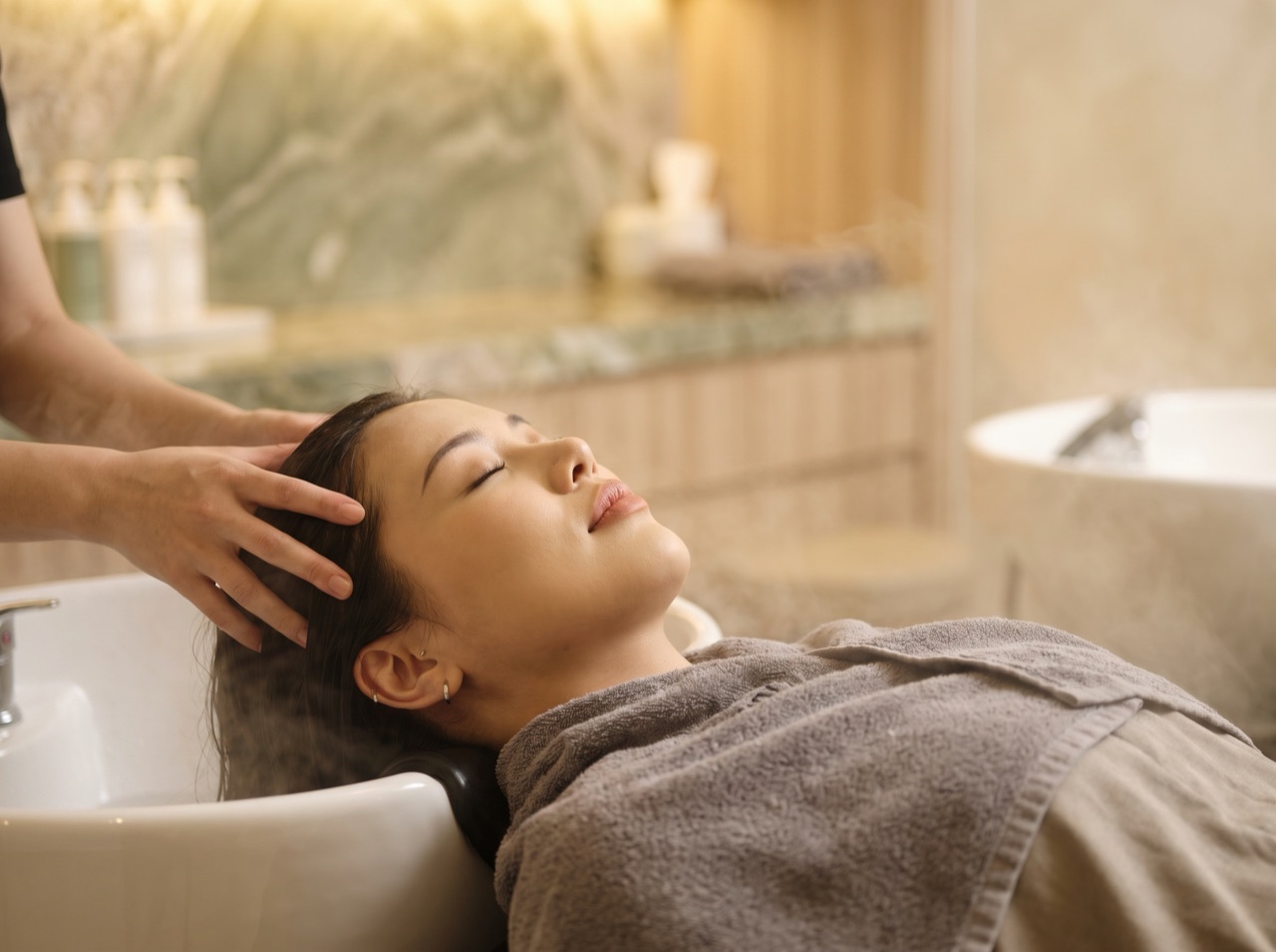 18-step scalp spa treatment at EcoJardin Jamsil